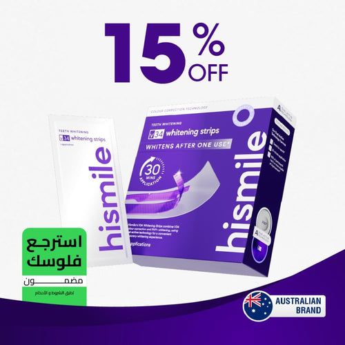 Hismile v34 Foam Colour Corrector, Purple Teeth Whitening, Tooth Stain Removal